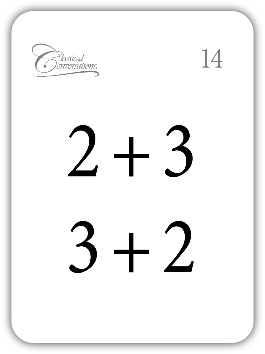 Addition: The Commutative Law (Math Flashcards) - Image 6