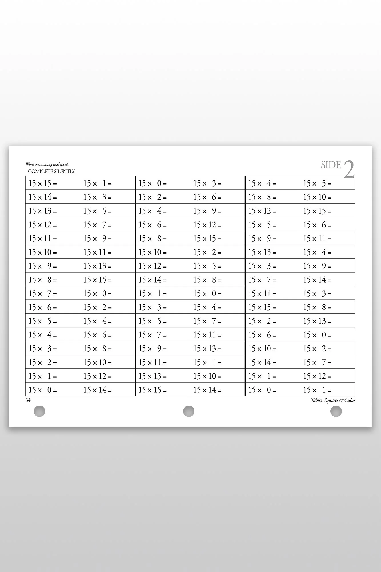 TABLES, SQUARES & CUBES - Image 3
