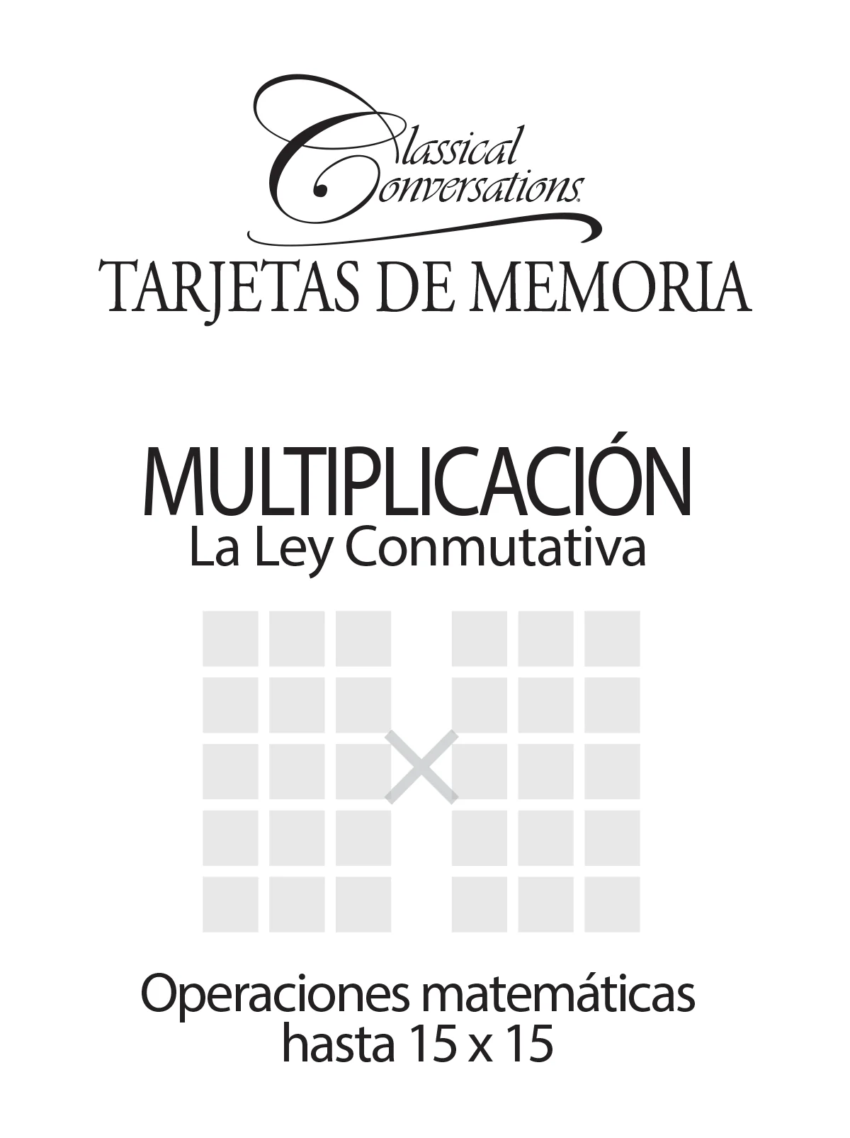 Multiplicación La Ley Conmutativa (CC Math Flashcards Spanish For Multiplication) - Image 3