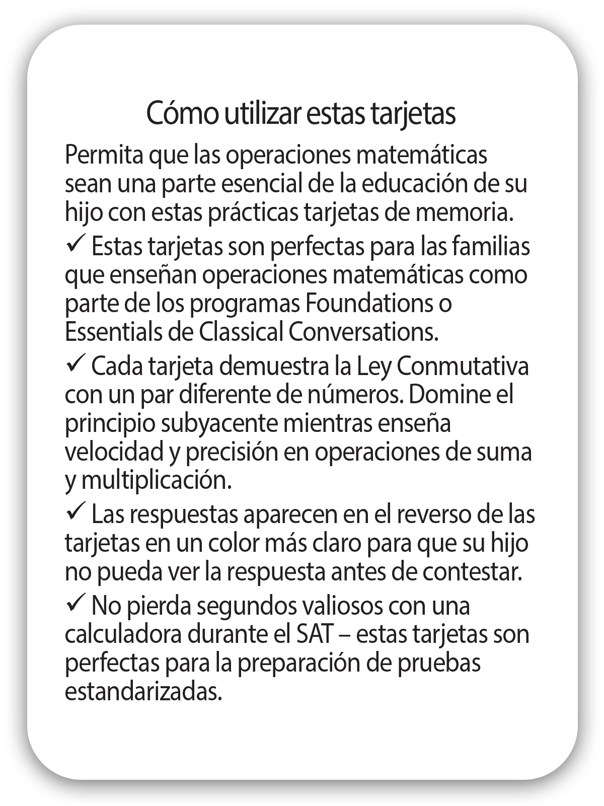 Multiplicación La Ley Conmutativa (CC Math Flashcards Spanish For Multiplication) - Image 5