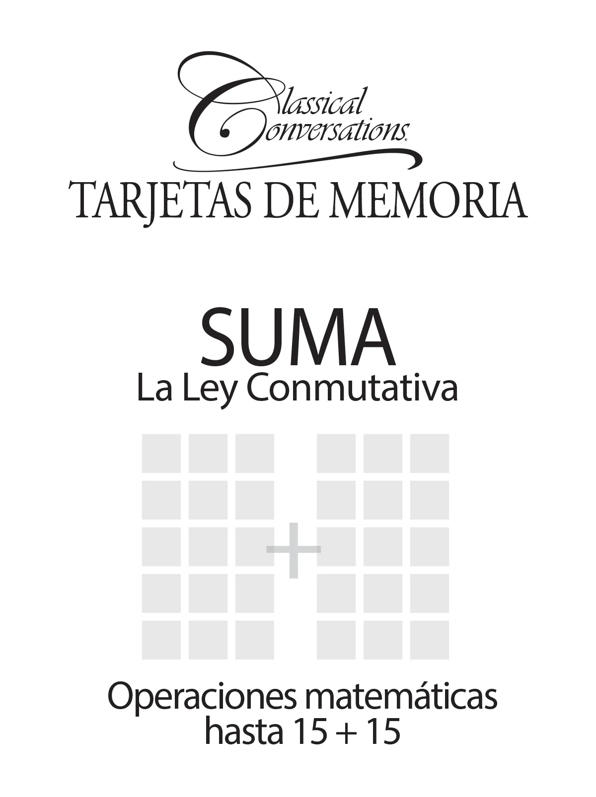 Tarjetas de Memoria Suma La Ley Conmutativa (CC Math Flashcards Spanish For Addition) - Image 3
