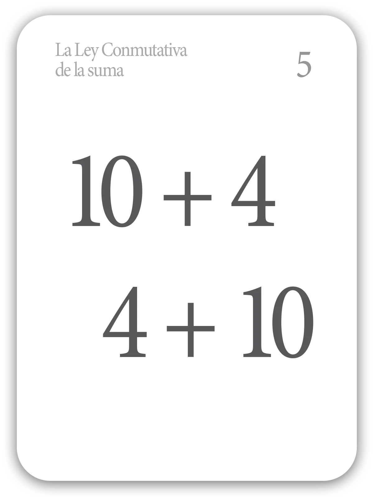 Tarjetas de Memoria Suma La Ley Conmutativa (CC Math Flashcards Spanish For Addition) - Image 9